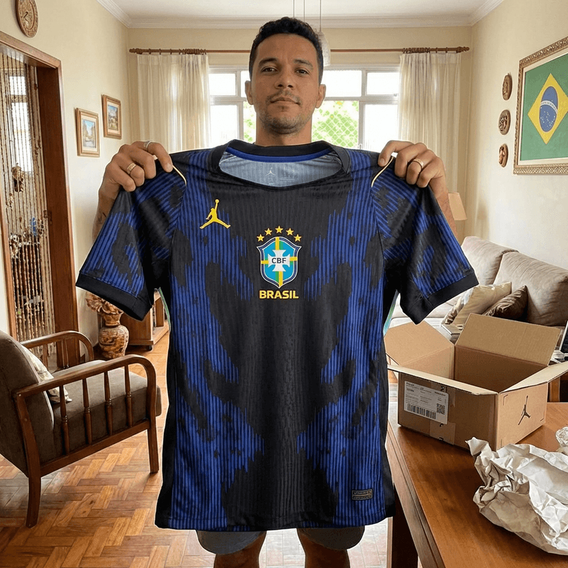 Foto enviada por Diego R. mostrando a camisa